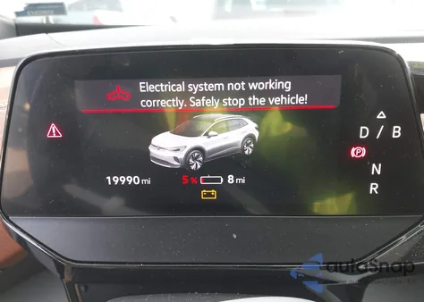 2021 Volkswagen Id.4 Awd Pro S из США, поврежденный, VIN WVGGNPE29MP062539